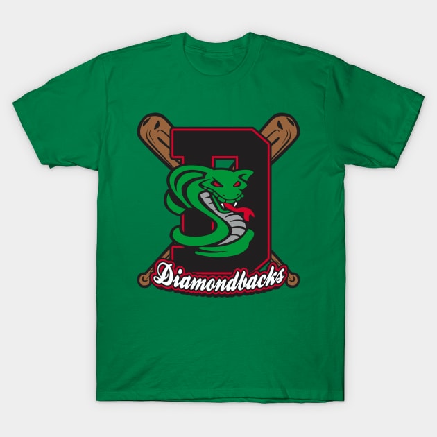 Diamondbacks Baseball Logo T-Shirt by DavesTees